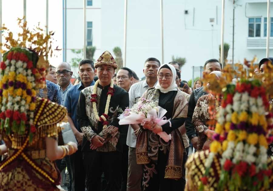Forkopimda Sumsel Sambut Kapolda Baru Irjen Pol Sandi Nugroho di Palembang